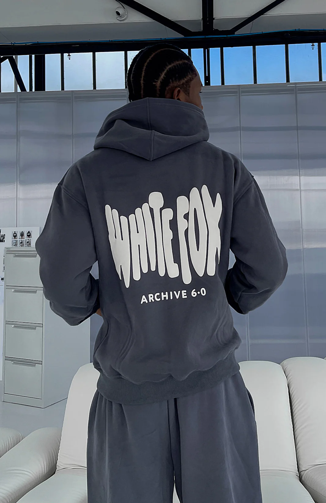 Archive 6.0 Oversized Hoodie Ash - Image 7
