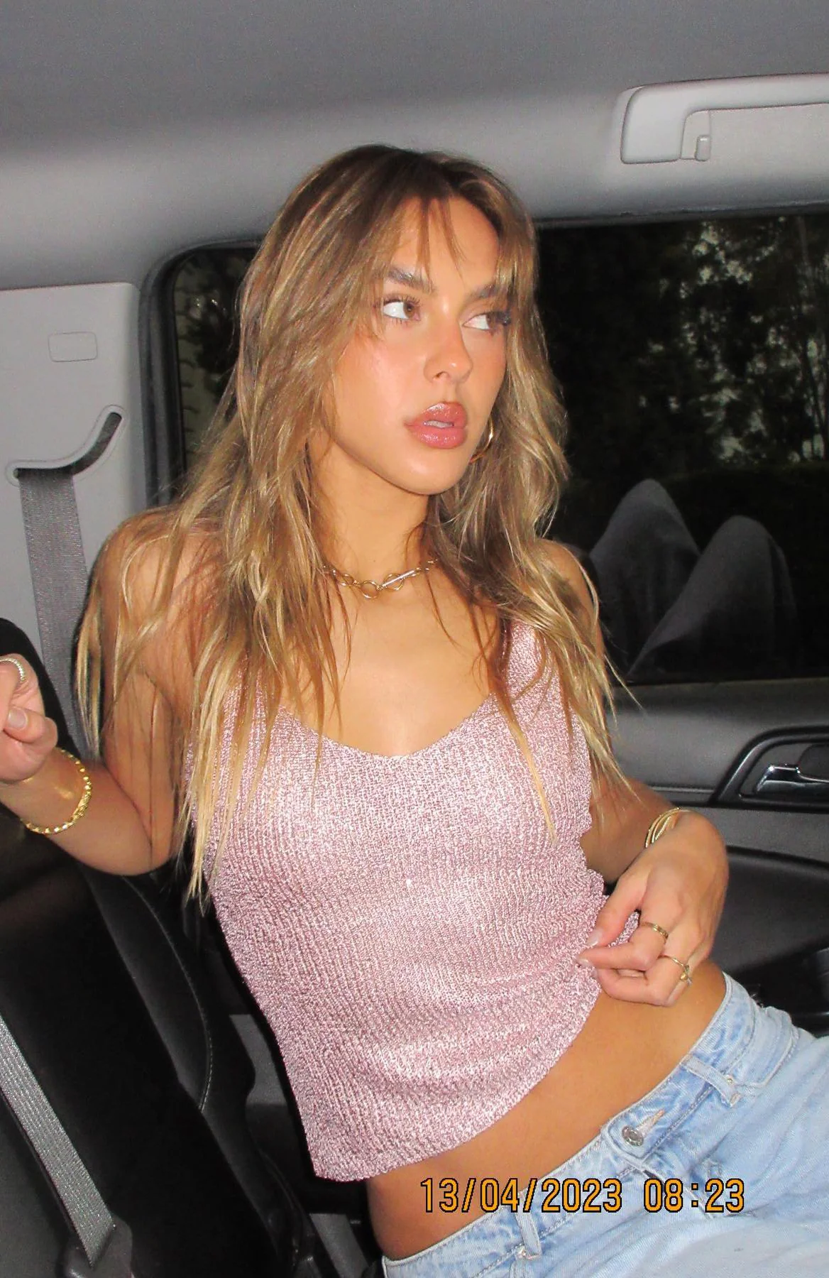 Love Galore Sequin Knit Top Pink - Image 10