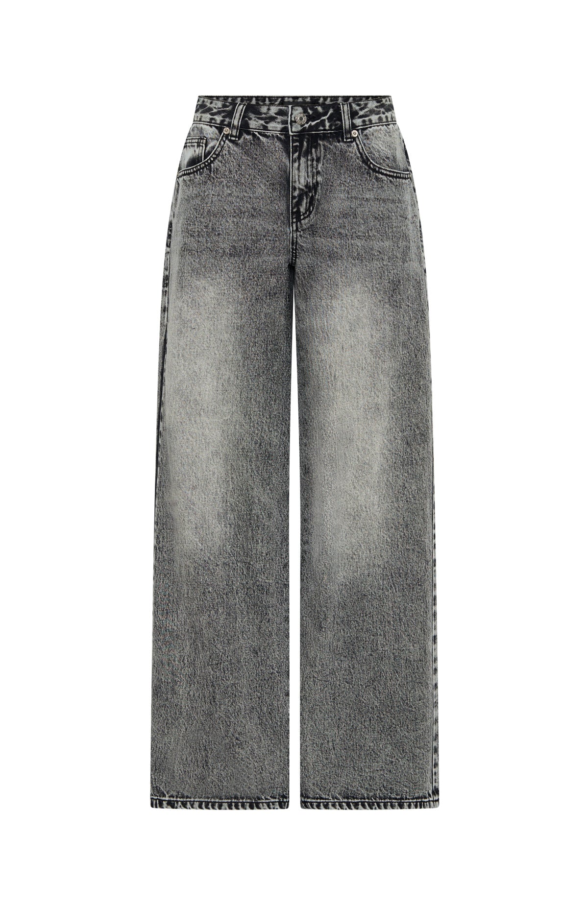 Maeve Low Rise Wide Leg Jeans Grey Acid - Image 6