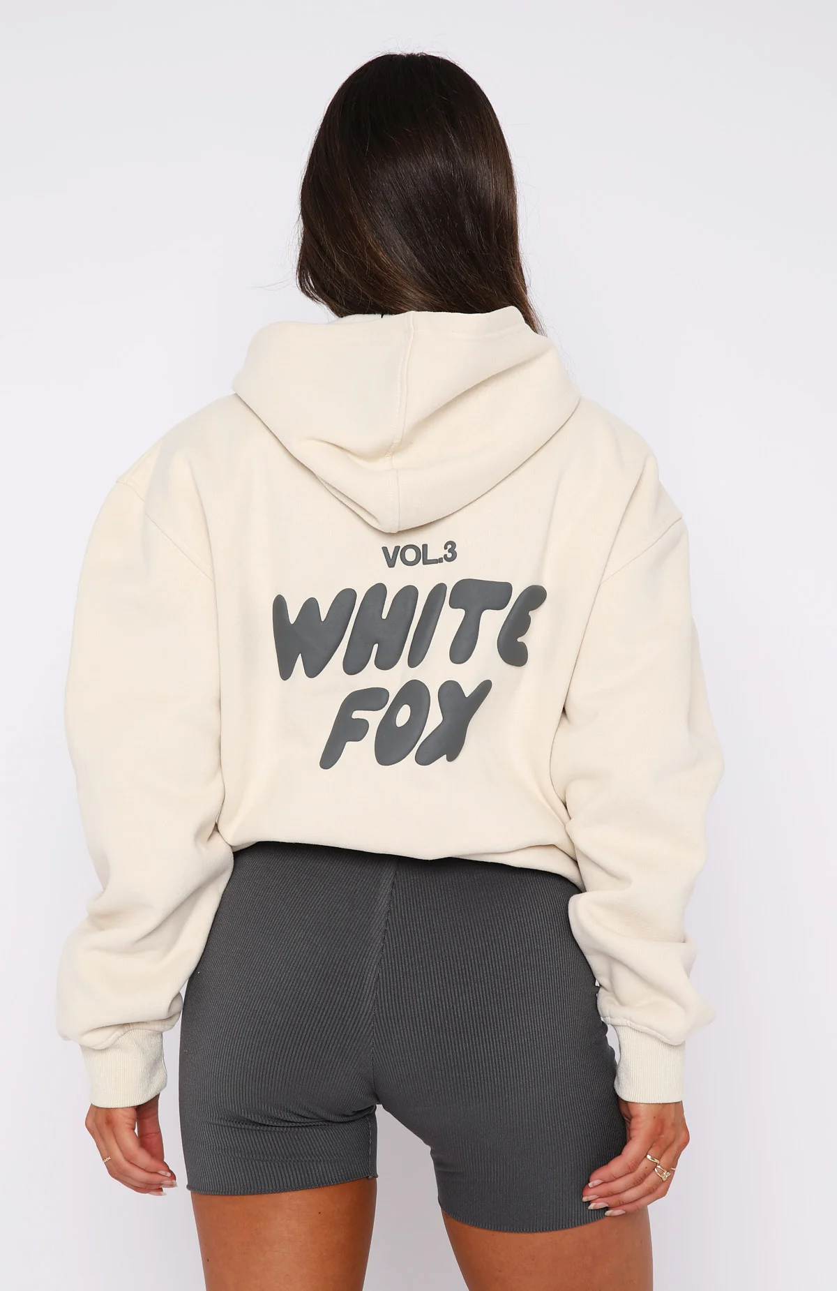 Offstage Ribbed Bike Shorts Charcoal - Image 5