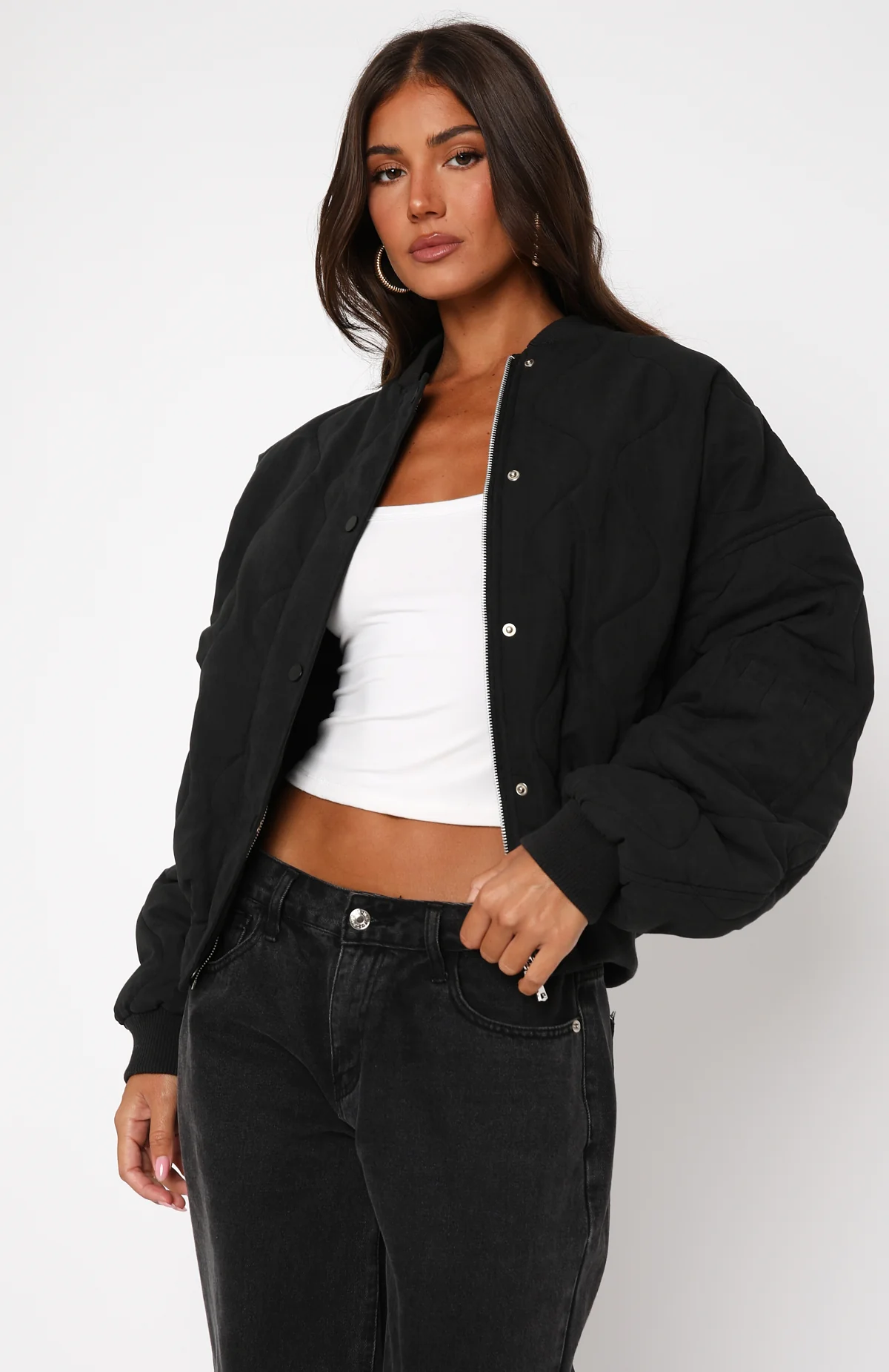 Soft Love Bomber Jacket Black - Image 4