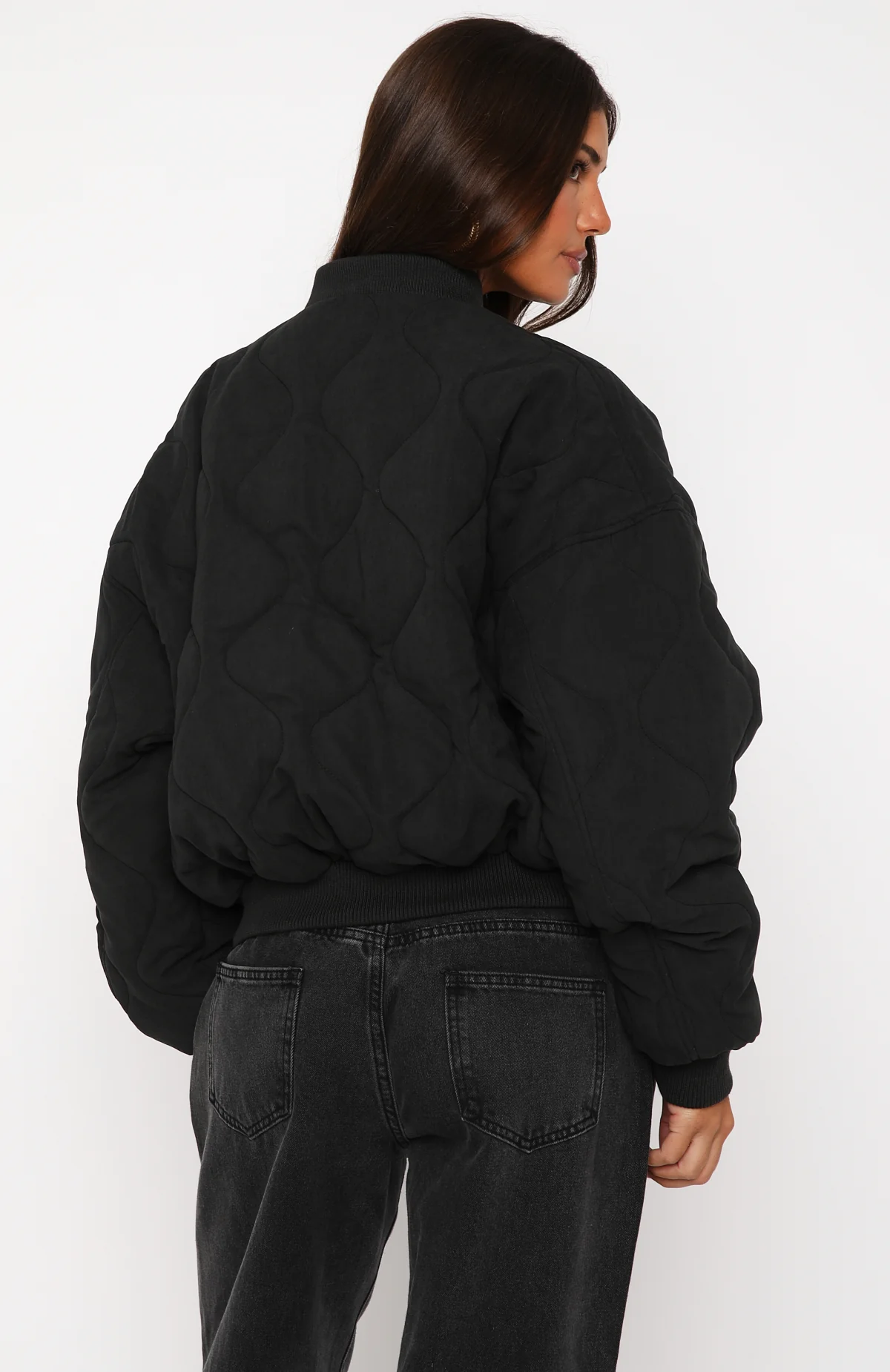 Soft Love Bomber Jacket Black - Image 5